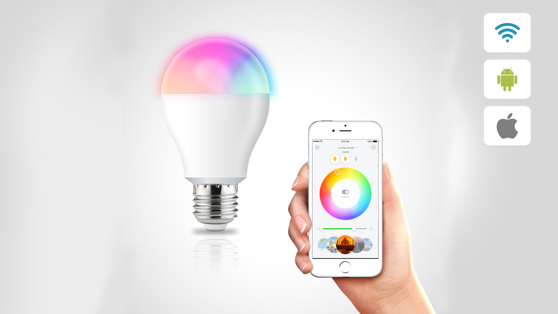 Smart bulb Now control your bulb through your mobile Mantra Labs