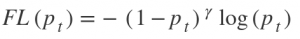 focal loss function