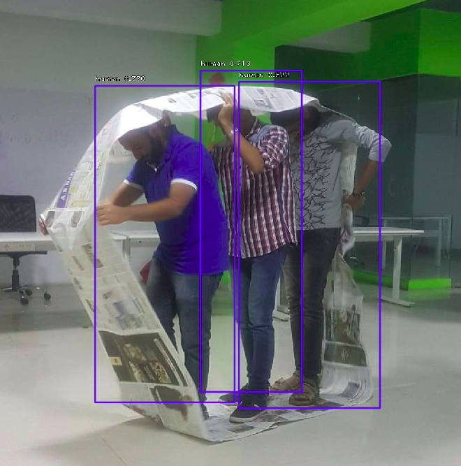 Human shape detection